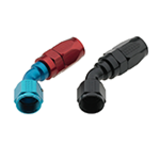 Fragola -10AN x 45 Degree Pro-Flow Hose End - Black - awdtuningtx