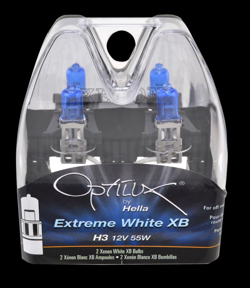 Hella H3 12V 55W Xen White XB Bulb (Pair) - awdtuningtx