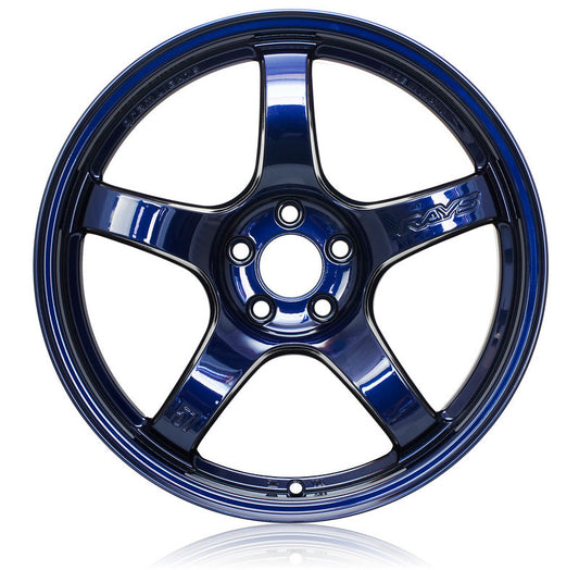 Gram Lights 57CR 18x9.5 +38 5x114.3 Eternal Blue Wheel - awdtuningtx