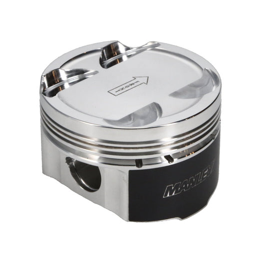 Manley 93-98 Toyota Supra Turbo (2JZGTE) 86.5mm +.5mm Oversized Bore 8.5:1 Dish Piston Set with Ring - awdtuningtx