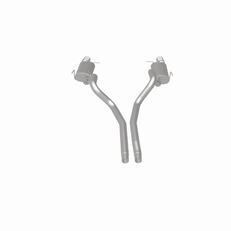 MagnaFlow 13 Ford Mustang Dual Split Rear Exit Stainless Cat Back Performance Exhaust (Street) - awdtuningtx