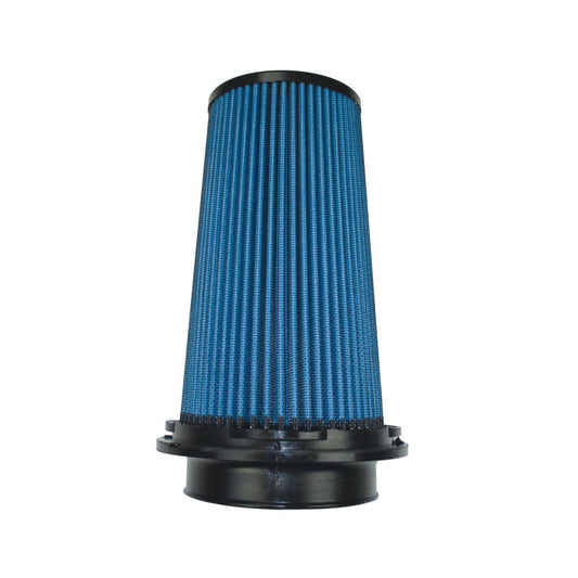 Injen NanoWeb Dry Air Filter- 4in Flange ID 6in Twist Lock Base 8.8in Media Height 4in Top - awdtuningtx