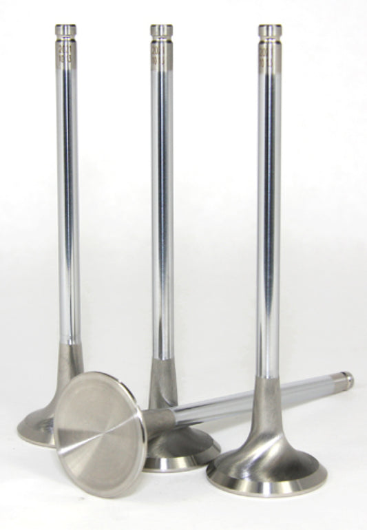 GSC P-D 4B11T Chrome Polished Super Alloy Exhaust Valve - 30mm Head (+1mm) - SET 8 - awdtuningtx