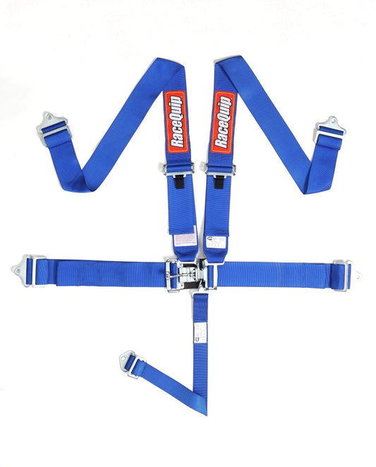 RaceQuip Blue L & L 5pt Seat Belt - awdtuningtx