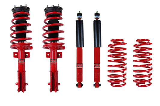 Pedders 05-14 Ford Mustang (GT 500 Mount) EziFit SportsRyder Spring And Shock Kit - awdtuningtx