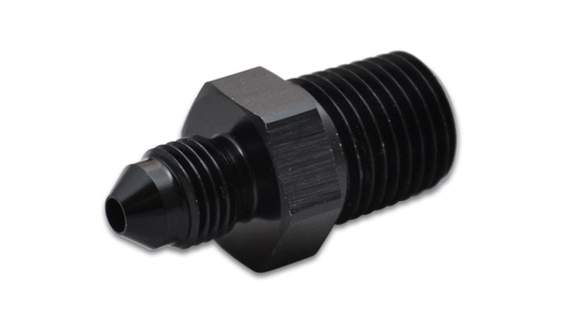 Vibrant -4AN to 3/8in NPT Straight Adapter Fitting - Aluminum - awdtuningtx