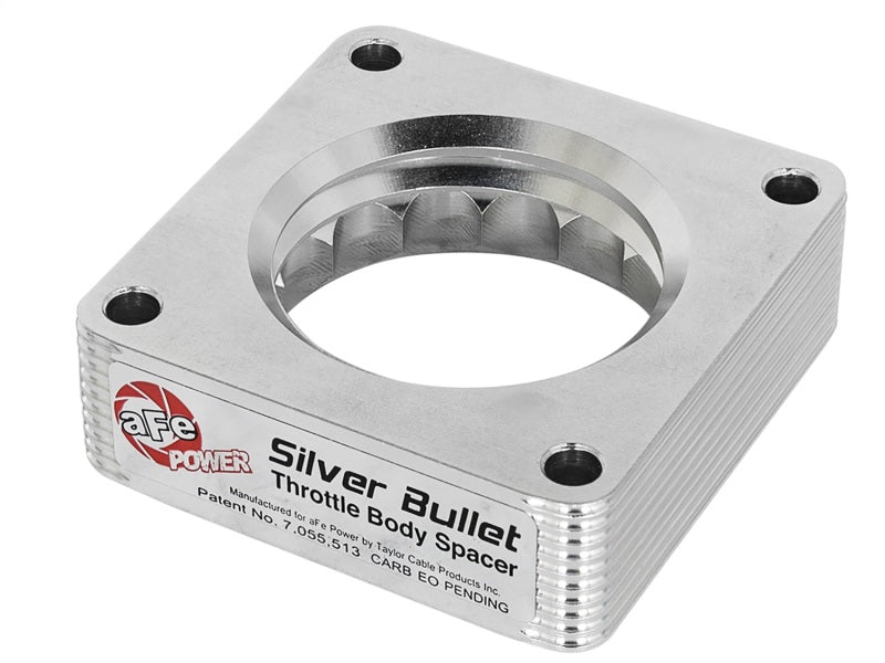 aFe Silver Bullet Throttle Body Spacer 03-06 Nissan 350Z V6 3.5L (VQ35DE) - awdtuningtx
