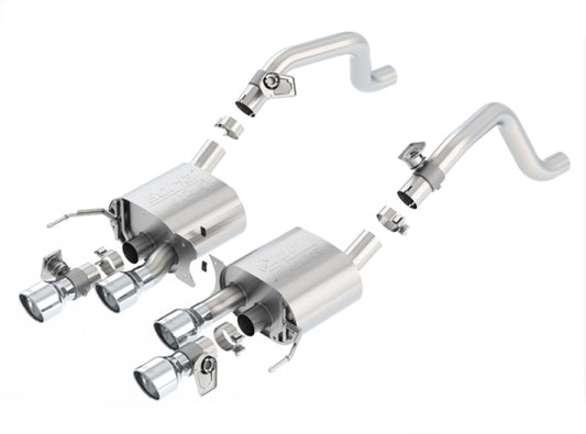 Borla 2014 Chevrolet Corvette C7 6.2L 8cyl ATAK Exhaust w/ NPP Dual Mode (rear section only) - awdtuningtx