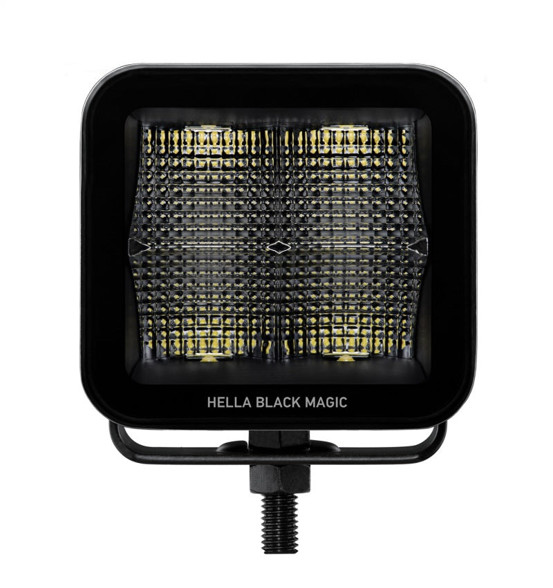 Hella Universal Black Magic 3.2in L.E.D. Cube Kit - Flood Beam (Short Range) - awdtuningtx