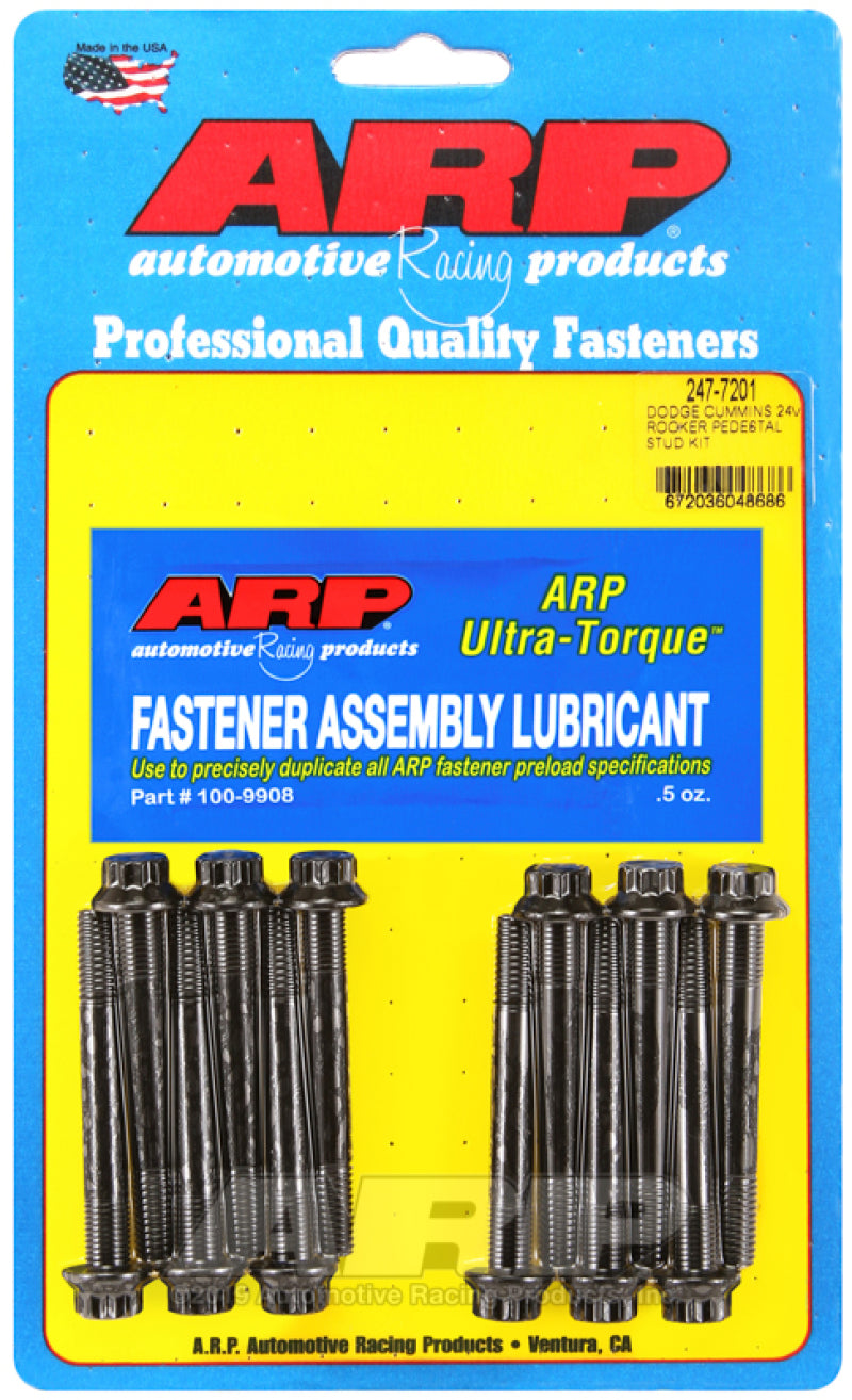 ARP Dodge Cummins 24V Rocker Pedestal Rocker Stud Kit - awdtuningtx