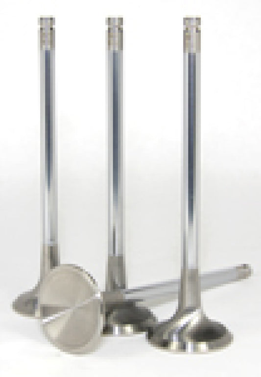 GSC P-D 4B11T 23-8N Chrome Polished Exhaust Valve - 30mm Head (+1mm) - SET 8 - awdtuningtx