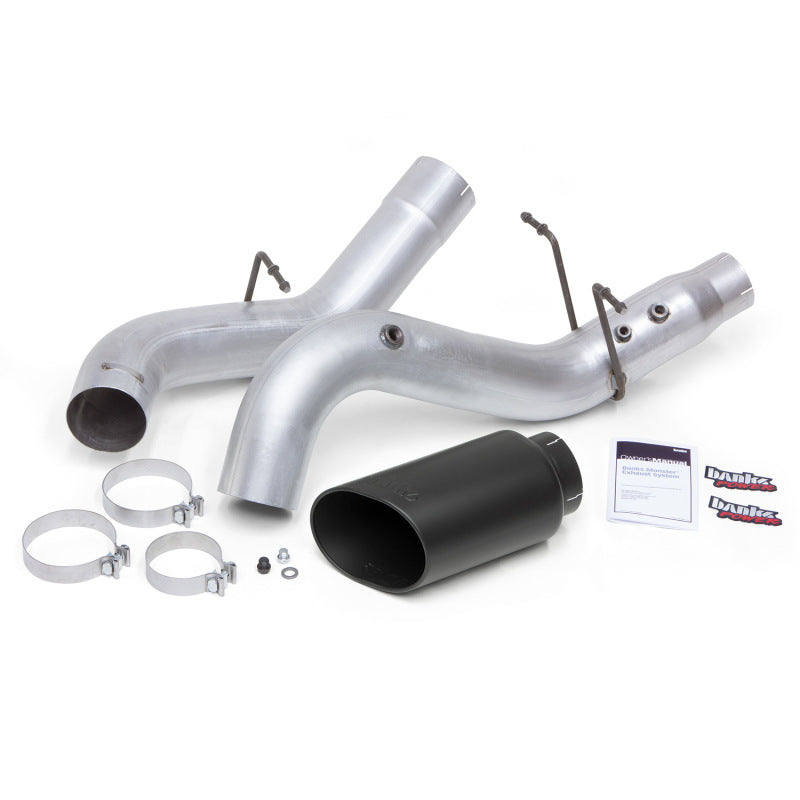 Banks Power 17-19 Chevy Duramax L5P 2500/3500 Monster Exhaust System w/ Black Tip - awdtuningtx