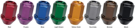 Project Kics 12X1.50 Black Leggdura Racing Lug Nuts (Laser Logo) - 20 PCS - awdtuningtx