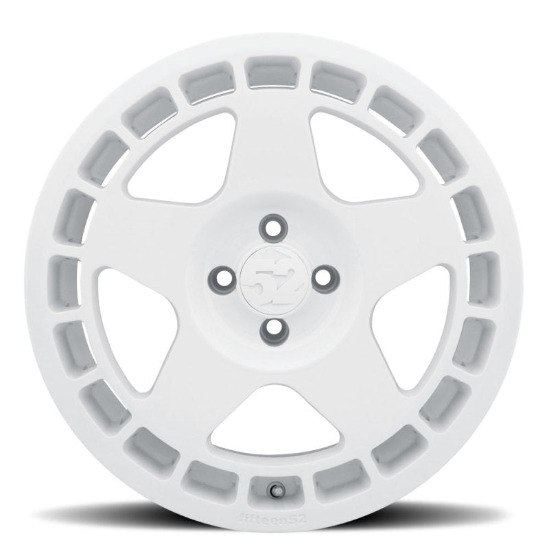 fifteen52 Turbomac 17x7.5 4x108 42mm ET 63.4mm Center Bore Rally White Wheel - awdtuningtx