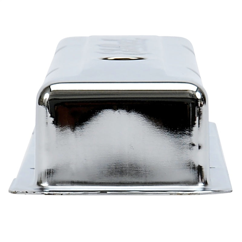 Edelbrock Valve Cover Signature Series Chevrolet 1959-1986 262-400 CI V8 Low Chrome - awdtuningtx