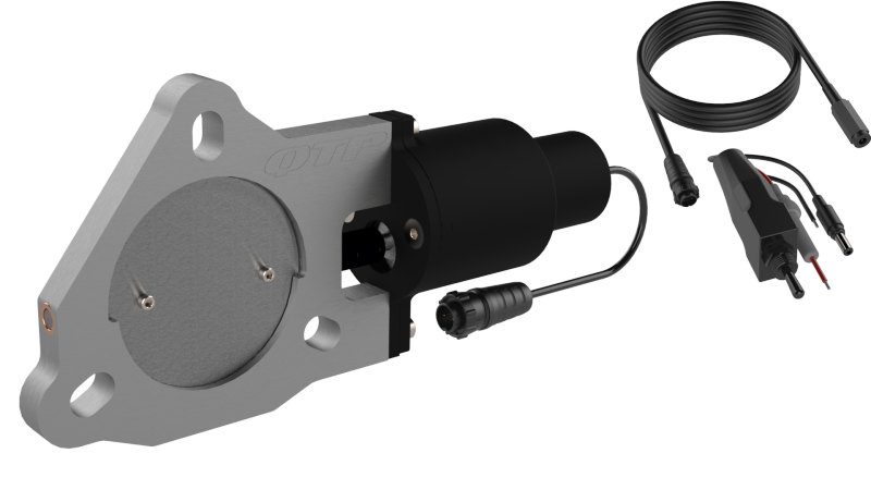 QTP 3in Bolt-On QTEC Electric Cutout Valve for Borla Exhausts - Single - awdtuningtx