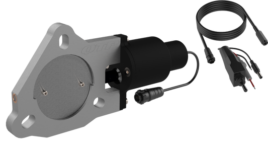 QTP 3in Bolt-On QTEC Electric Cutout Valve for Borla Exhausts - Single - awdtuningtx