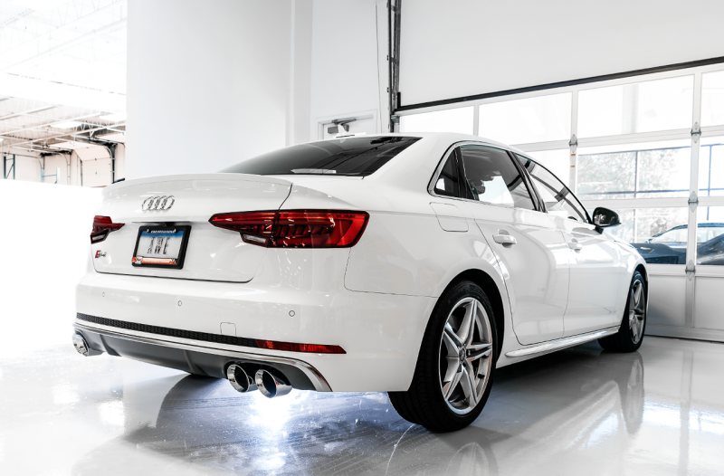 AWE Tuning Audi B9 S5 Sportback SwitchPath Exhaust - Non-Resonated (Black 102mm Tips) - awdtuningtx