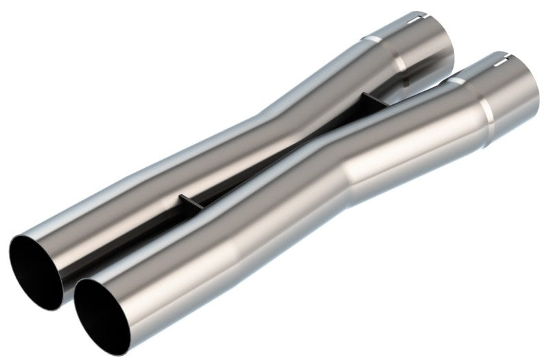 Borla 3.0in Universal X-Pipe 4.43in Inlet Centerline 3.51in Outlet Centerline 21.06in OAL - awdtuningtx