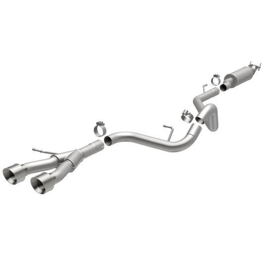 MagnaFlow 13 Hyundai Veloster 1.6L Turbo Dual Center Rear Exit Stainless Cat Back Perf Exhaust - awdtuningtx