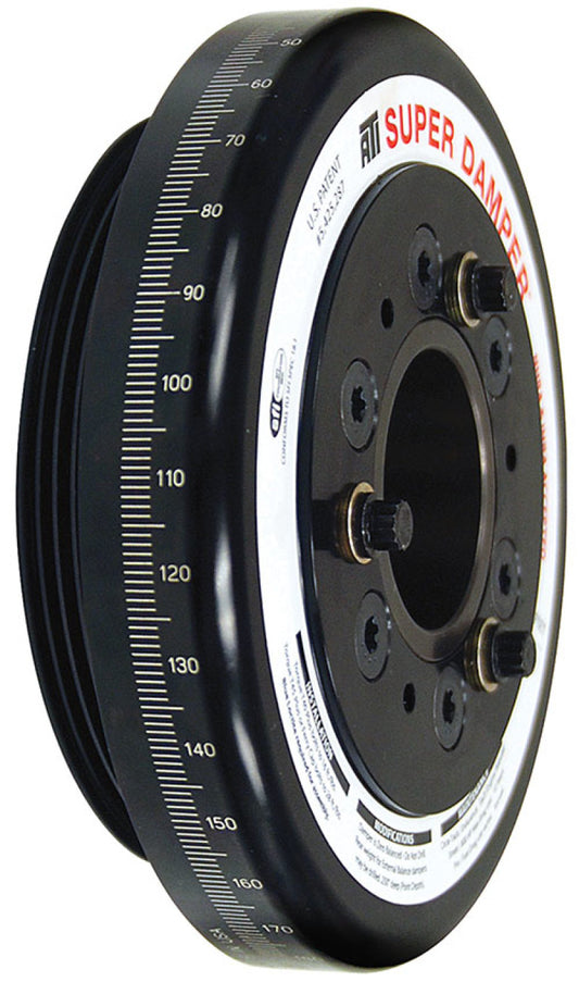 ATI Damper - 7.074in - Alum - Honda D - 4 Grv Rear Alum uminum Pulley - 10 Percent Underdrive - awdtuningtx