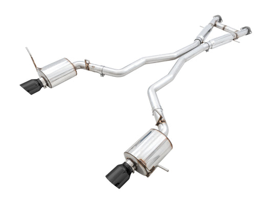 AWE Tuning 2020 Jeep Grand Cherokee SRT Touring Edition Exhaust - Diamond Black Tips - awdtuningtx
