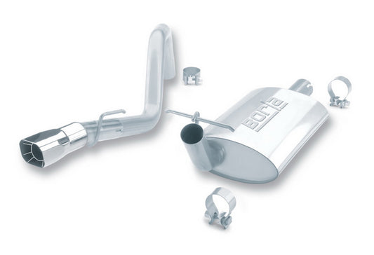 Borla 91-95 Jeep Wrangler YJ 4.0L 6cyl 4WD 2Dr SS Single Rigth Rear Exit Cat-Back Exhaust - awdtuningtx