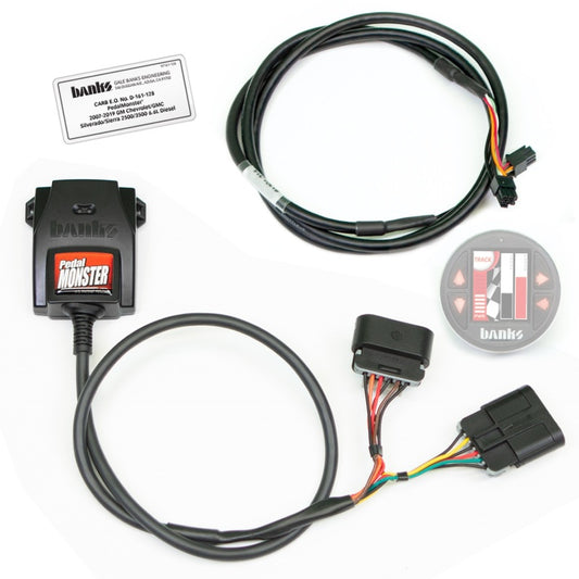 Banks Power Pedal Monster Throttle Sensitivity Booster for Use w/ Exst. iDash - 07.5-19 GM 2500/3500 - awdtuningtx