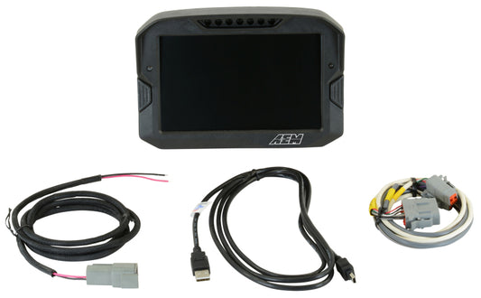 AEM CD-7 Non Logging Race Dash Carbon Fiber Digital Display (CAN Input Only) - awdtuningtx
