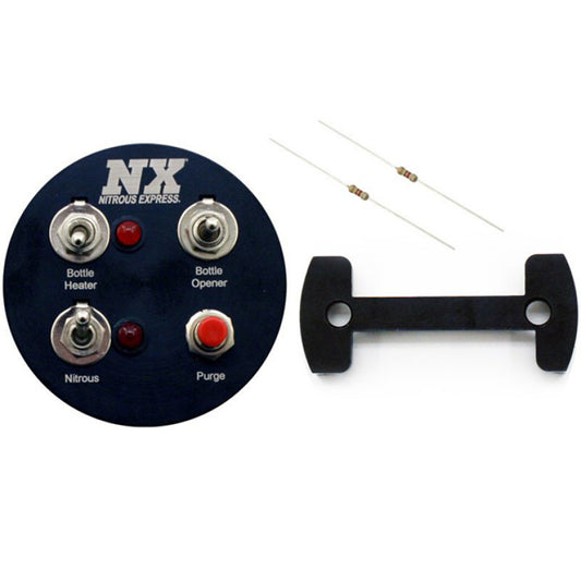 Nitrous Express Gauge Pod Switch Panel (For 2-1/16in Gauge Pods) - awdtuningtx