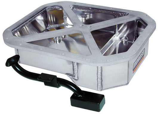 Moroso Mazda 13B Rotary (w/Rear Sump) Drag Race Baffled Wet Sump 6.25qt 4in Aluminum Oil Pan - awdtuningtx