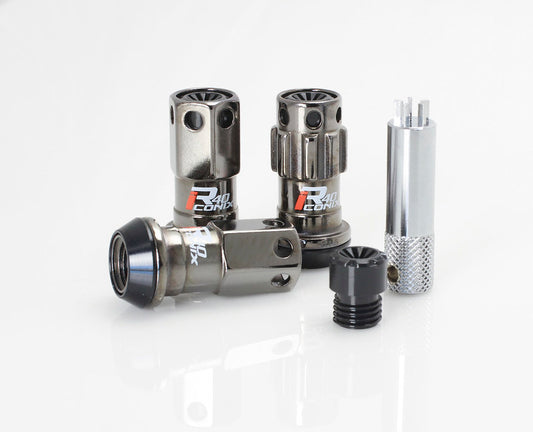 Project Kics 12X1.50 R40 Iconix Classical Lug Nuts w/ Black Plastic Cap - 20 - No Locks - awdtuningtx