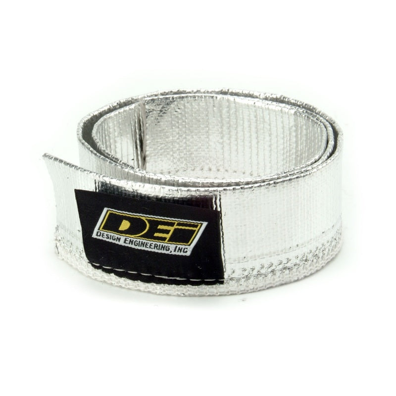 DEI Heat Sheath 1-1/4in I.D. x 3ft - Aluminized Sleeving - Sewn Edge - awdtuningtx