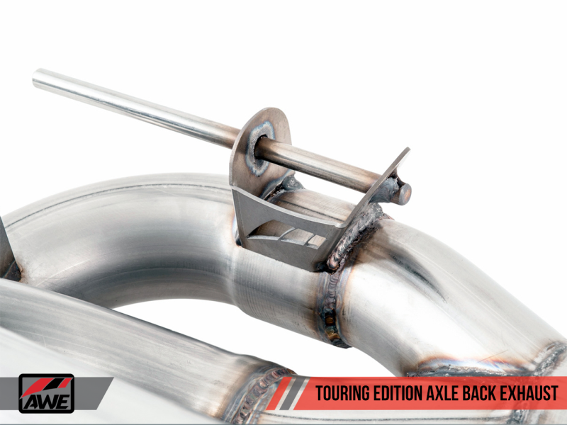 AWE Tuning BMW F3X 335i/435i Touring Edition Axle-Back Exhaust - Chrome Silver Tips (90mm) - awdtuningtx