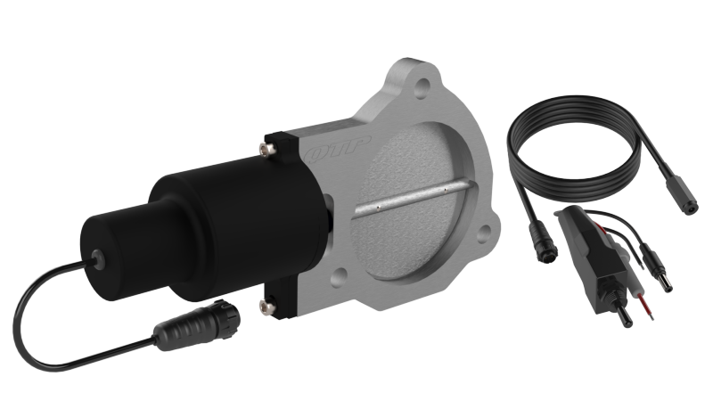 QTP 3.5in Bolt-On QTEC Electric Cutout Valve - Single - awdtuningtx
