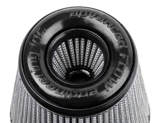 aFe Magnum FORCE Replacement Air Filter w/ Pro DRY S Media 3.5in F x 5.75x5in B x 3.5in T x 6in H - awdtuningtx