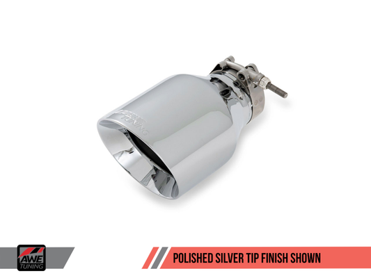 AWE Tuning Mk5 Jetta Mk6 Sportwagen 2.5L Track Edition Exhaust - Polished Silver Tips - awdtuningtx