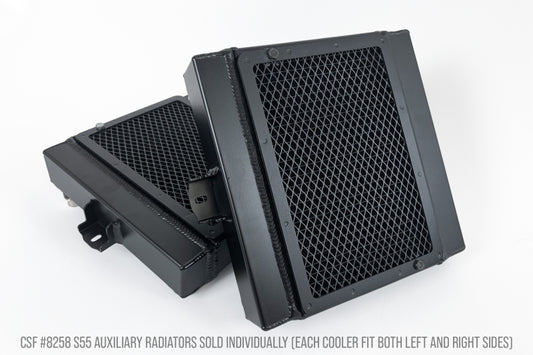 CSF BMW F8X M3/M4/M2C Auxiliary Radiators w/ Rock Guards (Sold Individually - Fits Left and Right - awdtuningtx