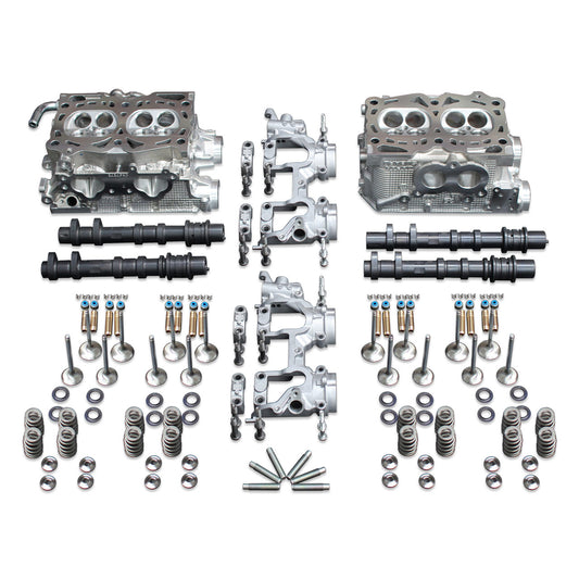 IAG 950 CNC Ported Race S20 Cylinder Heads Package W/ Combustion Mod & GSC S2 Cams & Lifters For 02-05 WRX - awdtuningtx