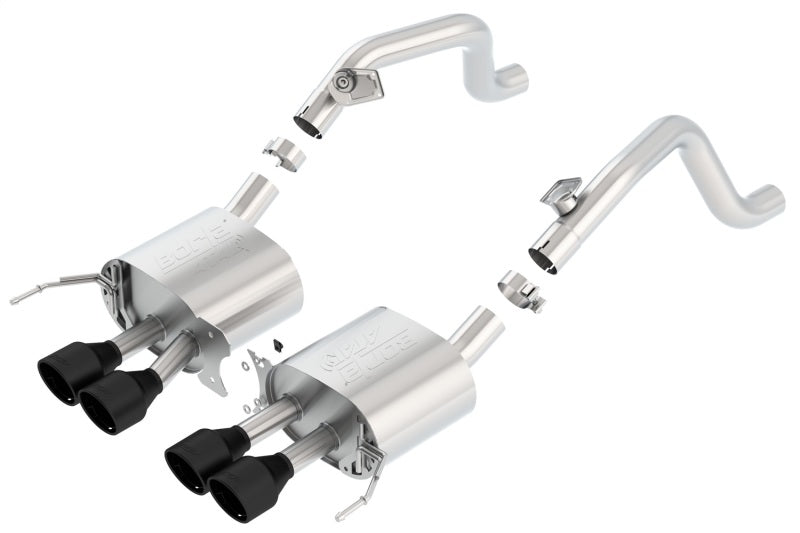 Borla 14-18 C7 Corvette Stingray Axle-Back ATAK Exhaust 2.75in To Muffler Dual 2.0in Out 4.25in Tip - awdtuningtx