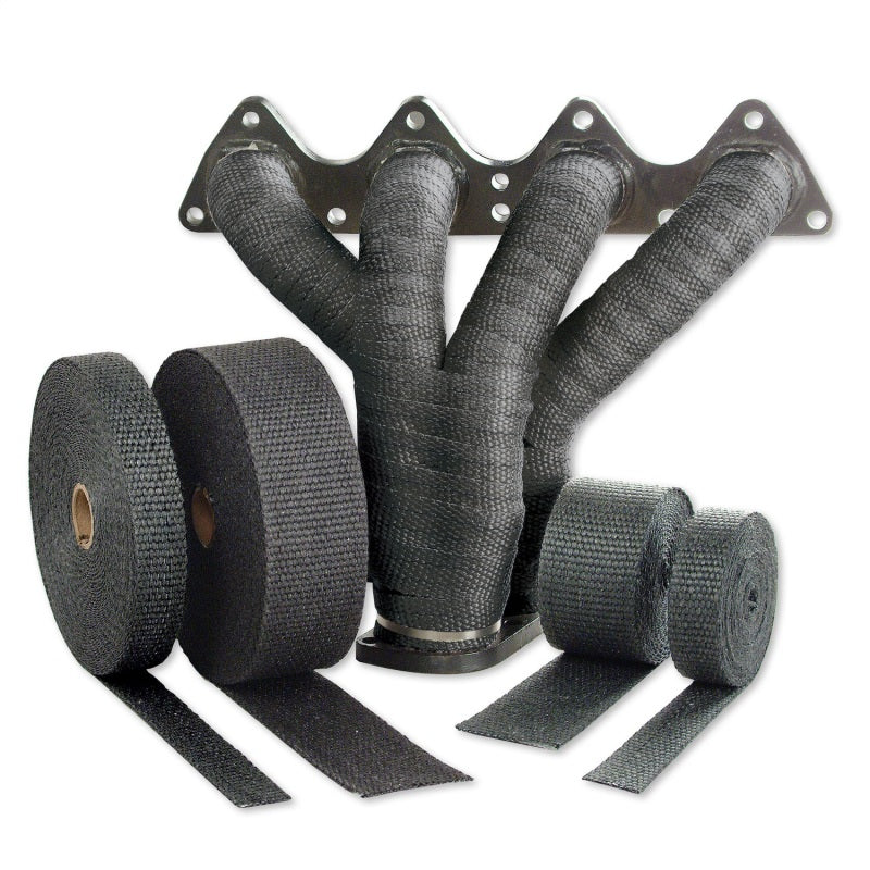 DEI Exhaust Wrap Kit - Pipe Wrap and Locking Tie - Black - awdtuningtx