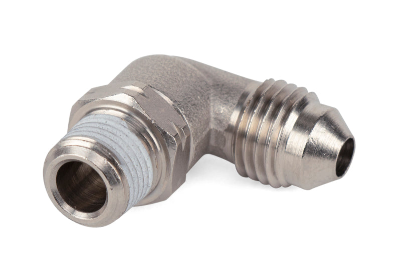 Air Lift 1/8in MNPT x 4AN Swivel Elbow Fitting - awdtuningtx