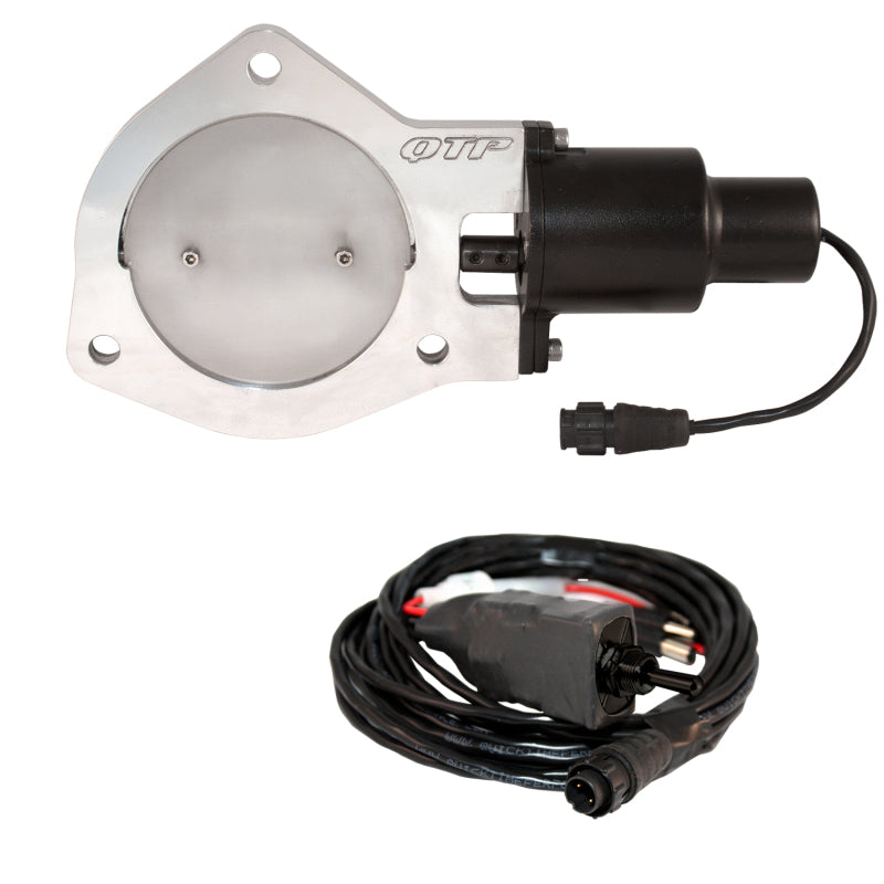 QTP 4in Bolt-On QTEC Electric Cutout Valve - Single - awdtuningtx