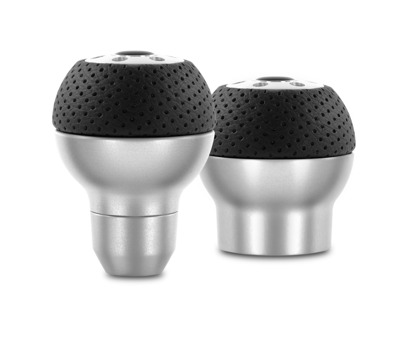 Momo Race Shift Knob - Aluminum, Black Airleather Insert - awdtuningtx