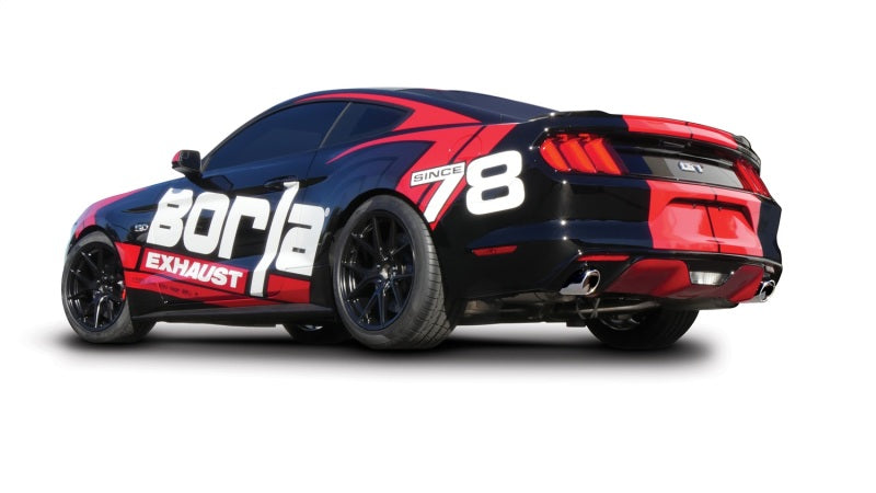 Borla Atak S Rear Section 15-17 Ford Mustang GT 5.0L V8 MT/AT 2.5in pipe 4in tip - awdtuningtx