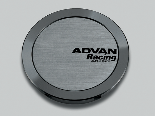 Advan 63mm Full Flat Centercap - Hyper Black - awdtuningtx