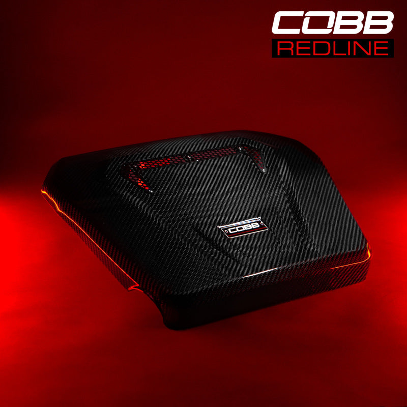 Cobb Volkswagen GTI (MK7/MK7.5/MK8) / Golf R / Audi A3 & S3 (8V) Redline Carbon Fiber Engine Cover - awdtuningtx