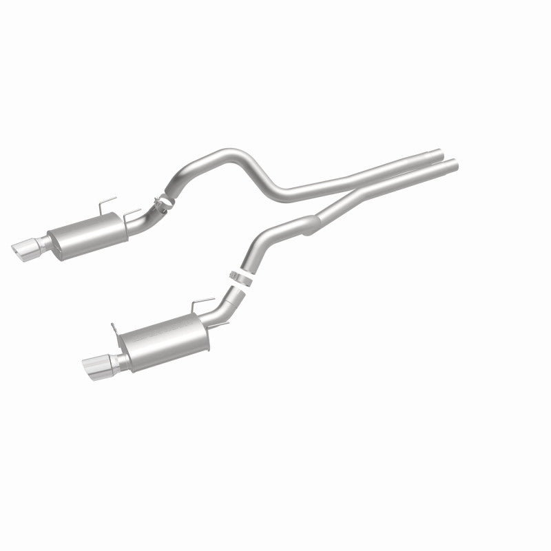 MagnaFlow 13 Ford Mustang Dual Split Rear Exit Stainless Cat Back Performance Exhaust (Street) - awdtuningtx
