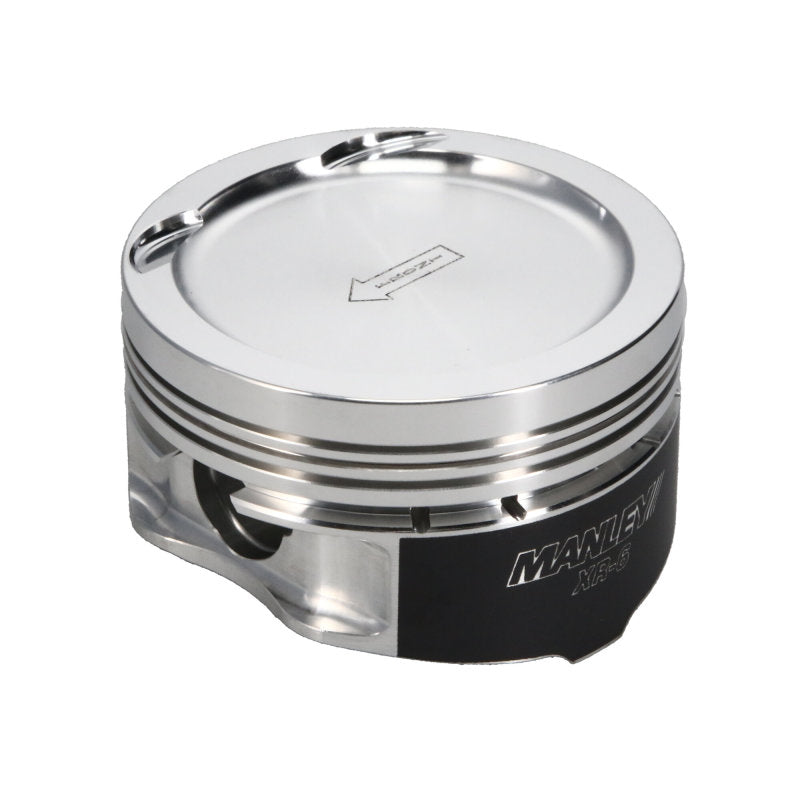 Manley Nissan (SR20DE/DET) 86.5mm +.5mm Oversized Bore 8.5:1 Dish Piston Set with Ring - awdtuningtx