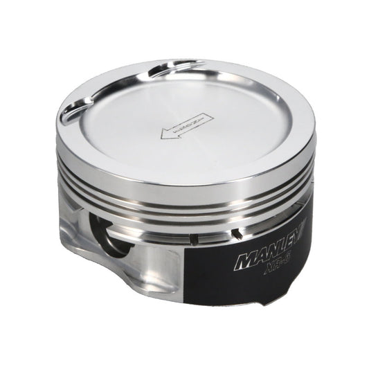Manley Nissan (SR20DE/DET) 86.5mm +.5mm Oversized Bore 8.5:1 Dish Piston Set with Ring - awdtuningtx